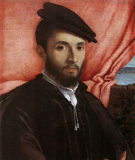 Lorenzo Lotto Portrat eines jungen Mannes oil painting image